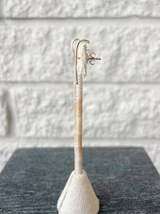  가브리엘라 아티가스 이어링 가브리엘라 아르티가스 키바 귀걸이, 화이트 파베 다이아몬드 귀걸이 - GABRIELA ARTIGAS