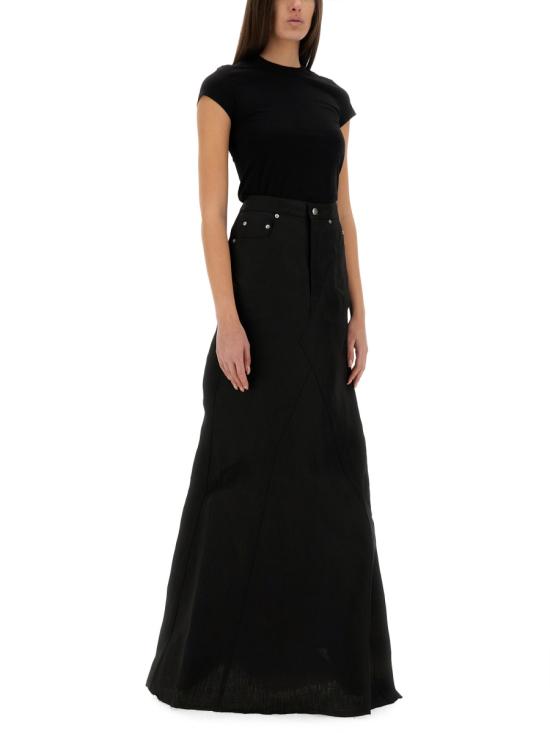 25SS 릭 오웬스 반팔 티셔츠 RP01E7235 JA09 BLACK - RICK OWENS