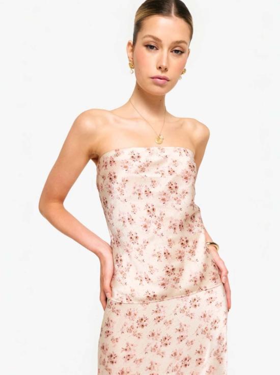  카미 뉴욕 민소매 티셔츠 캐미 NYC 프리마 해머드 스트랩리스 캐미 더치 필즈