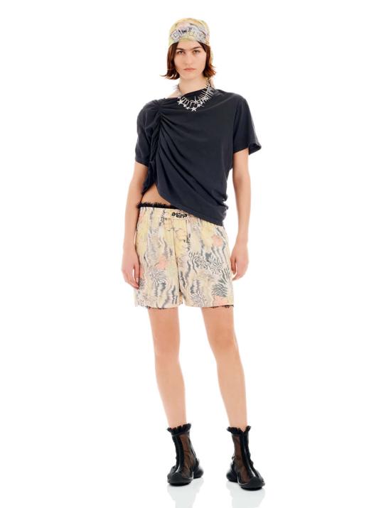  콜리나 스트라다 언더웨어 워시드 제브라 플로럴 오데온 복서 팬츠 - COLLINA STRADA