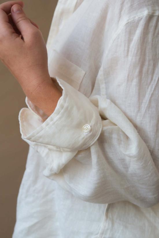  시티즌 오브 휴머니티 셔츠 시민의 인류 케일라 슈렁큰 셔츠 바닐라 - CITIZEN OF HUMANITY