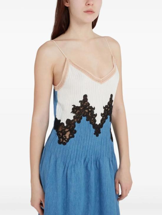 25SS 가브리엘라허스트 미디 원피스 3254282T120W02LBD AZUL - GABRIELA HEARST