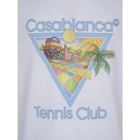 25FW 카사블랑카 반팔 티셔츠 MPF25JTS00105 MUSHROOMEM - CASABLANCA