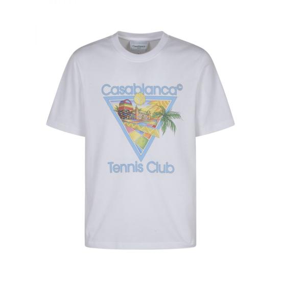 25FW 카사블랑카 반팔 티셔츠 MPF25JTS00105 MUSHROOMEM