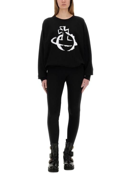 25SS 비비안웨스트우드 후드 티셔츠 3I01000Z J006ON401 BLACK - VIVIENNE WESTWOOD