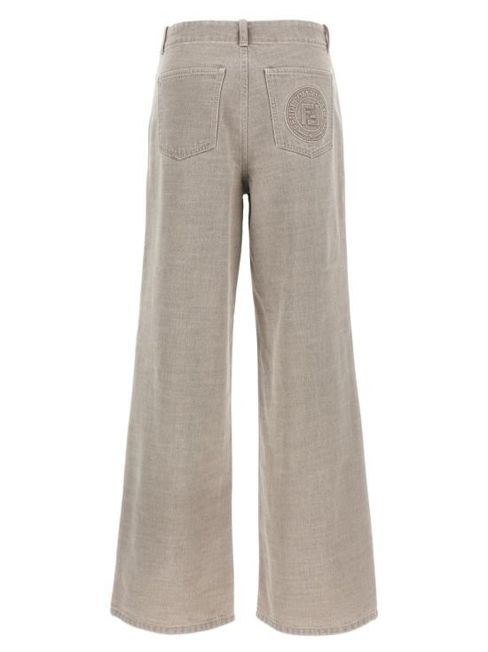  펜디 데님 팬츠 FLP863ASMBF1RX9 GRAY - FENDI
