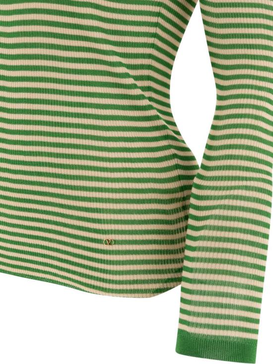 25SS 발렌티노 가라바니 긴팔 티셔츠 6B3KC62S946QPR GREEN - VALENTINO GARAVANI