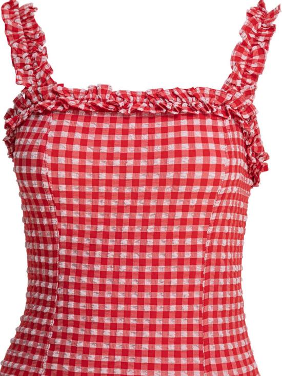 25SS 가니 숏 원피스 W0677474 RED - GANNI