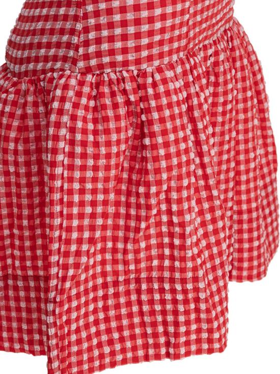 25SS 가니 숏 원피스 W0677474 RED - GANNI