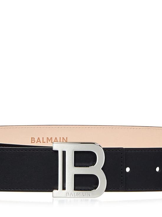 25SS 발망 가죽 벨트 EM1WJ000LVTL0PA Black - BALMAIN