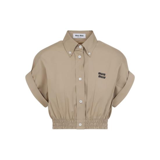 25FW 미우미우 셔츠 MK1955SOOO 10RG 0241 GREEN