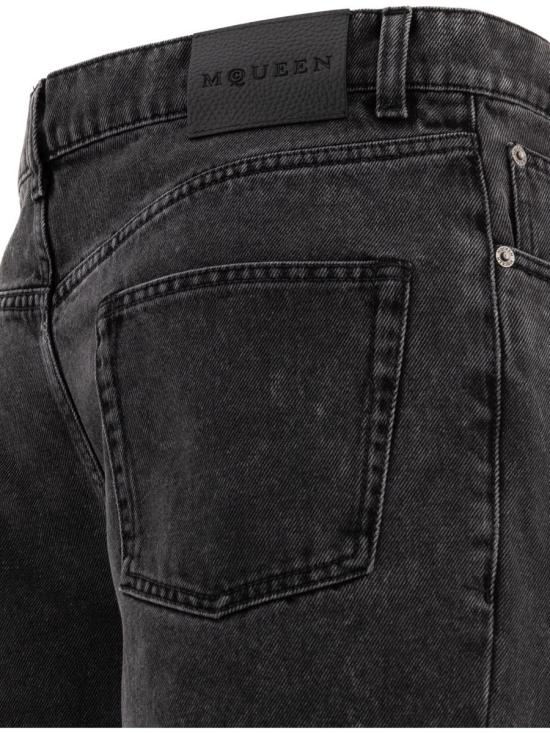 24FW 알렉산더 맥퀸 데님 팬츠 801177QYABB1213 Black - ALEXANDER MCQUEEN