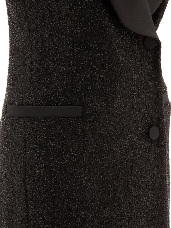 24FW 막스마라 미디 원피스 2421226094600EIFFEL001 Black - MAX MARA