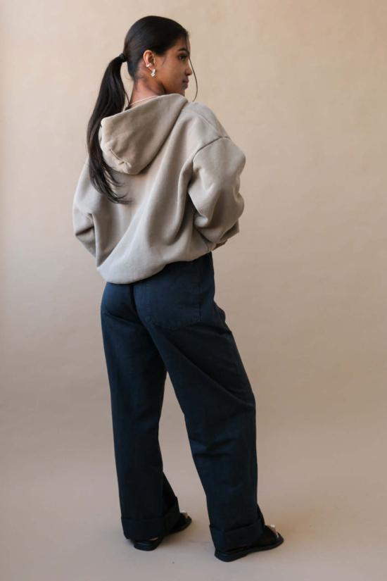  시티즌 오브 휴머니티 크롭 팬츠 오로라 풀온 팬츠 (블랙) - CITIZEN OF HUMANITY