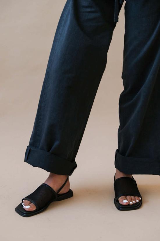  시티즌 오브 휴머니티 크롭 팬츠 오로라 풀온 팬츠 (블랙) - CITIZEN OF HUMANITY