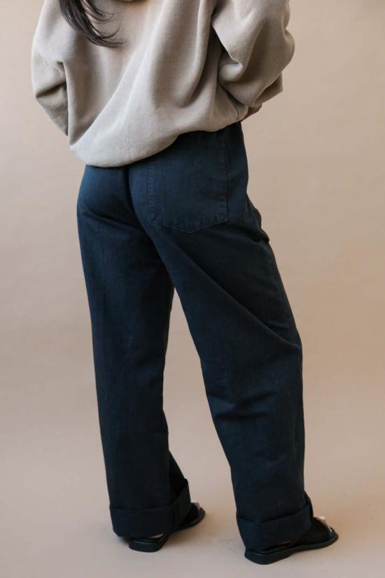  시티즌 오브 휴머니티 크롭 팬츠 오로라 풀온 팬츠 (블랙) - CITIZEN OF HUMANITY