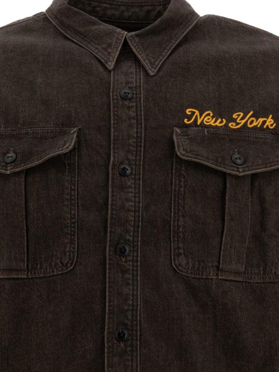 25SS 더블알엘 긴팔 셔츠 782959629001WASHED BLACK Black - RRL