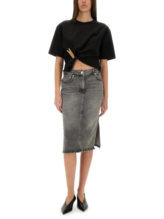 25SS 모스키노 블라우스/셔츠 02213722 1555 BLACK - MOSCHINO