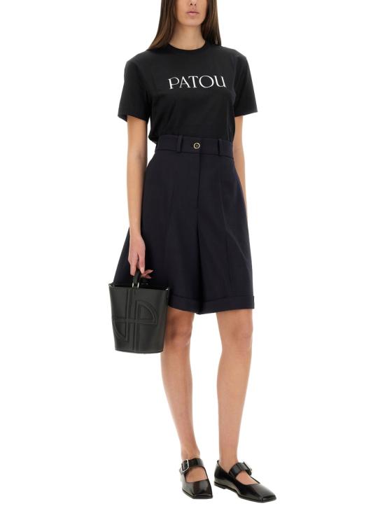 25SS 파투 반팔 티셔츠 JE029 9999999B BLACK - PATOU