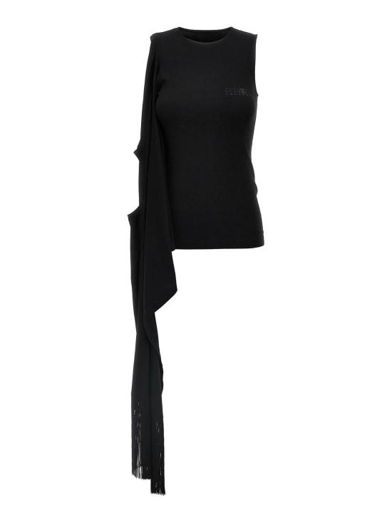  MM6 메종마르지엘라 민소매 티셔츠 S52NL0069MTJ017961 Black