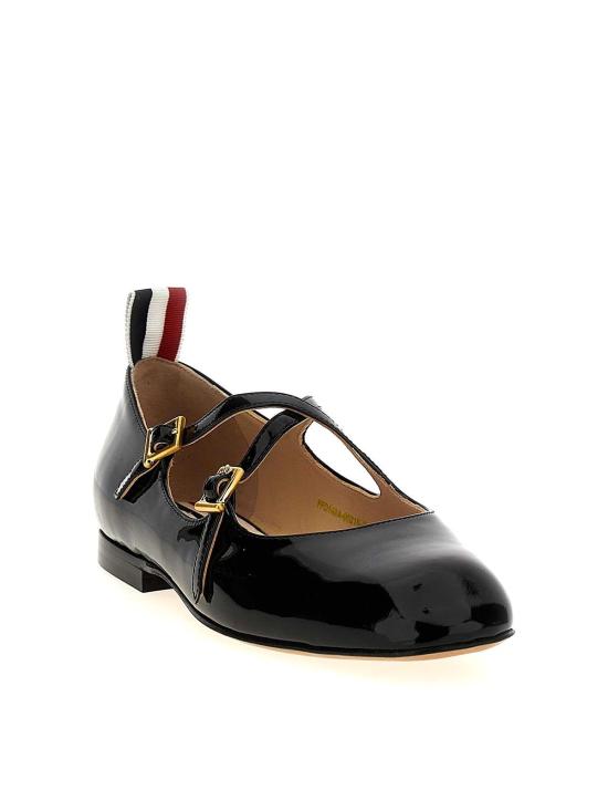  톰브라운 THOM JOHN 톰 존 발레 플랫 슈즈 FFD143A00216001 Black - THOM BROWNE