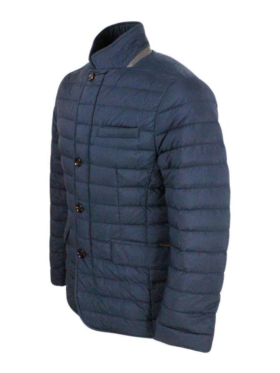 26SS 무레르 숏패딩 ZAVYERS3402 Blue - MOORER