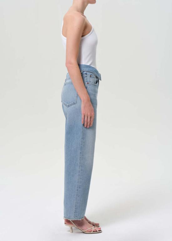  에이골디 데님 팬츠 아골드 에코 테이퍼 진 실러블 페일 빈티지 인디고 - AGOLDE