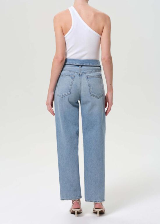  에이골디 데님 팬츠 아골드 에코 테이퍼 진 실러블 페일 빈티지 인디고 - AGOLDE