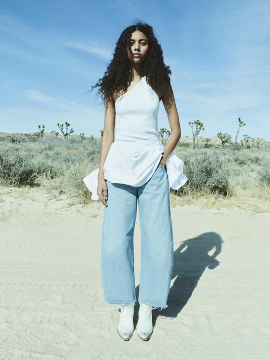  에이골디 데님 팬츠 아골드 로우 커브 프레이 진 포스 - AGOLDE