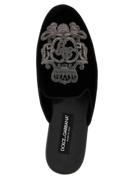  돌체앤가바나 뮬/슬리퍼 A80310AO2498B979 BLACK - DOLCE & GABBANA