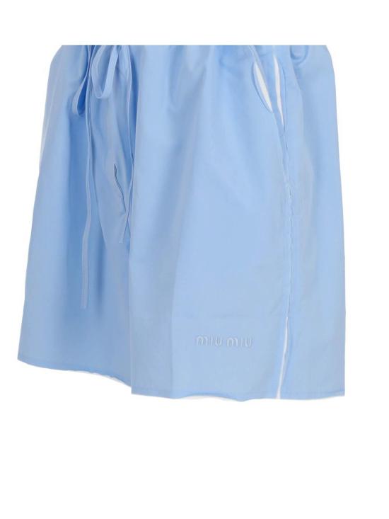  미우미우 숏팬츠 SP9453SOOO10RGF0012 Light Blue - MIU MIU
