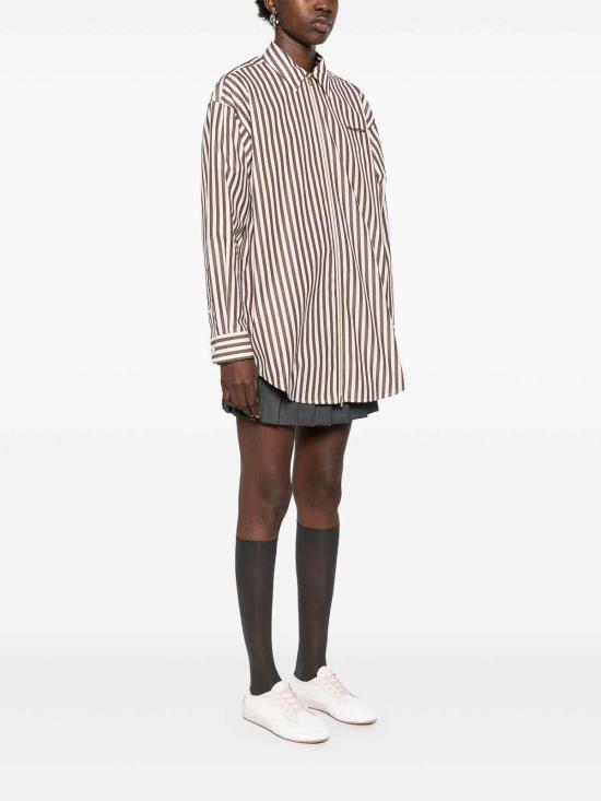  미우미우 블라우스 MK1904SOOO16FCF060S Brown - MIU MIU