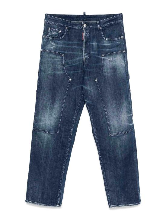 26SS 디스퀘어드2 스트레이트 팬츠 S71LB1594S30342470 Dark Blue