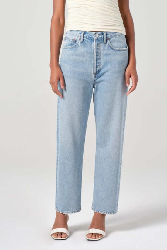  에이골디 데님 팬츠 아골드 90년대 크롭 진 포스 - AGOLDE