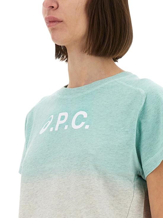 25SS 아페쎄 X 아식스 반팔 티셔츠 COEAV F26482 SAA MULTICOLOUR - A.P.C. X ASICS