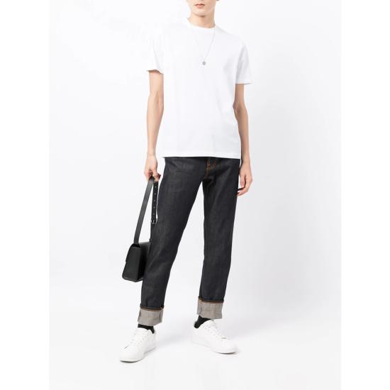 25FW 엠포리오 아르마니 탑 1JGYZ 8N1TD2 0146 WHITE - EMPORIO ARMANI