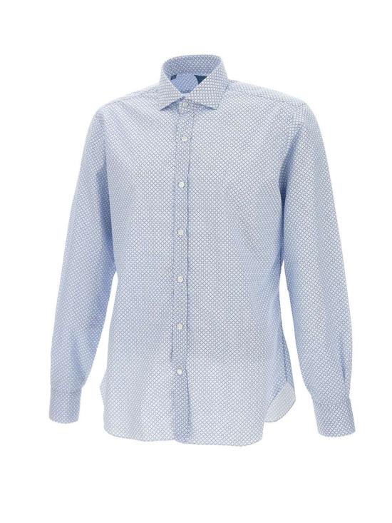 25SS 발바 긴팔 셔츠 LFU02P0147016U 0001 Blue - BARBA