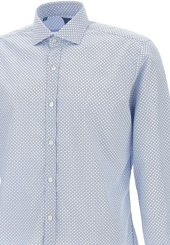 25SS 발바 긴팔 셔츠 LFU02P0147016U 0001 Blue - BARBA