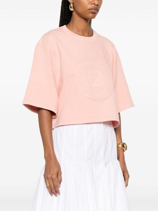 25SS 펜디 반팔 티셔츠 FS9718 ASNHF1RX7 Pink - FENDI