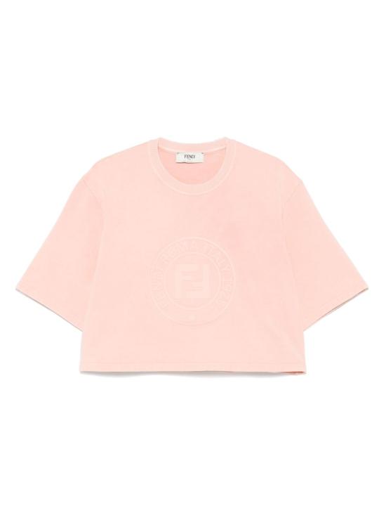 25SS 펜디 반팔 티셔츠 FS9718 ASNHF1RX7 Pink