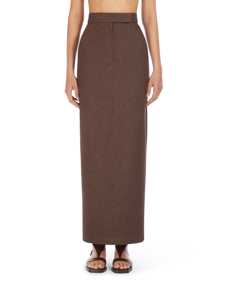 25SS 막스마라 롱 스커트 2511101013600002 BROWN Brown - MAX MARA