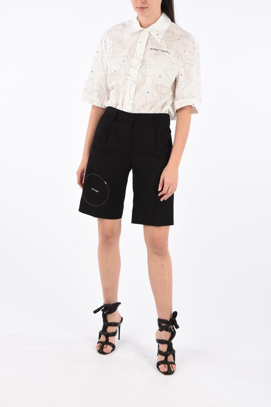  오프화이트 숏팬츠 OWCA110S20FAB0011000 Black - OFF WHITE