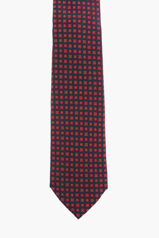  에르메네질도제냐 넥타이 1L7 Z7D03 B Blu Rosso - ERMENEGILDO ZEGNA