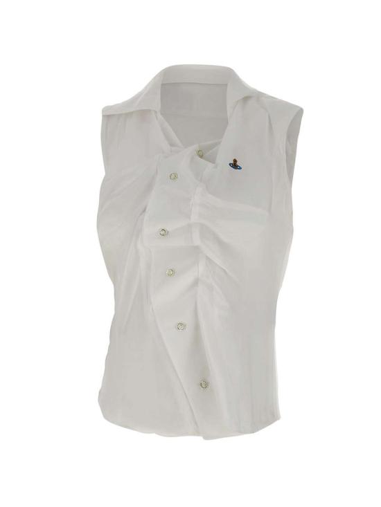 25SS 비비안웨스트우드 블라우스 15010067 W012UA401 White - VIVIENNE WESTWOOD