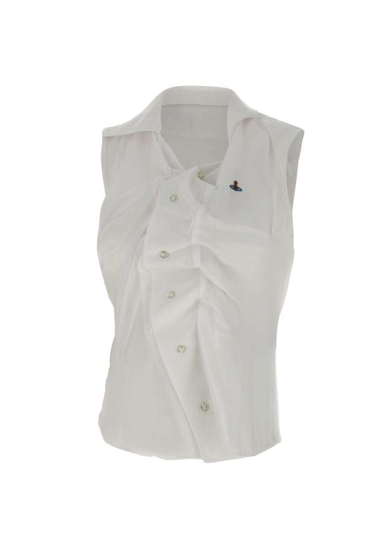 25SS 비비안웨스트우드 블라우스 15010067 W012UA401 White