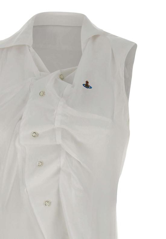 25SS 비비안웨스트우드 블라우스 15010067 W012UA401 White - VIVIENNE WESTWOOD