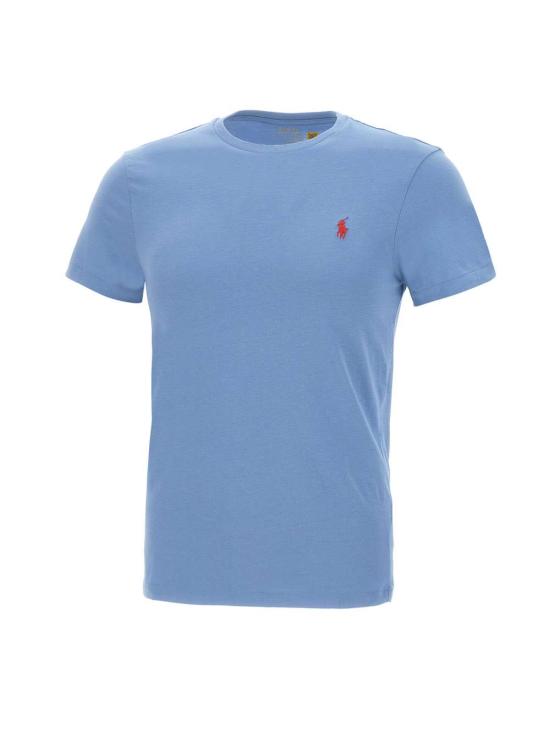 25SS 폴로 랄프로렌 포니로고 자수 반팔 티셔츠 710671438 408 Blue - POLO RALPH LAUREN