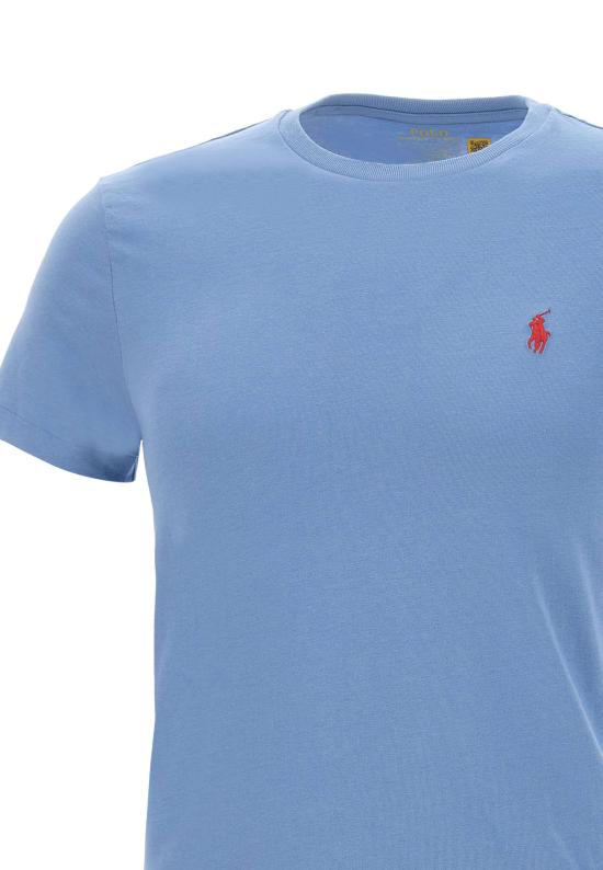 25SS 폴로 랄프로렌 포니로고 자수 반팔 티셔츠 710671438 408 Blue - POLO RALPH LAUREN