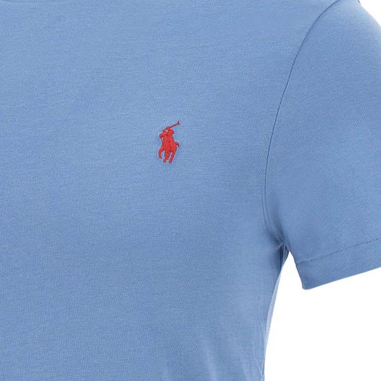 25SS 폴로 랄프로렌 포니로고 자수 반팔 티셔츠 710671438 408 Blue - POLO RALPH LAUREN