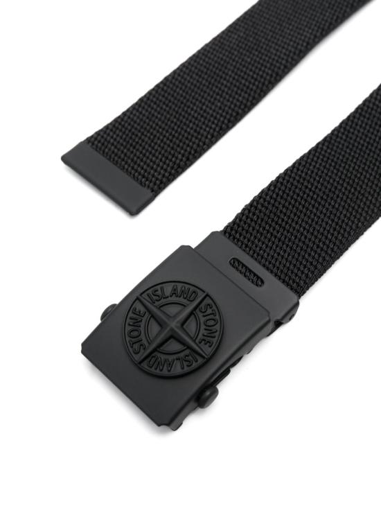 25SS [주니어] 스톤 아일랜드 벨트 93000 01V0029 Black - STONE ISLAND